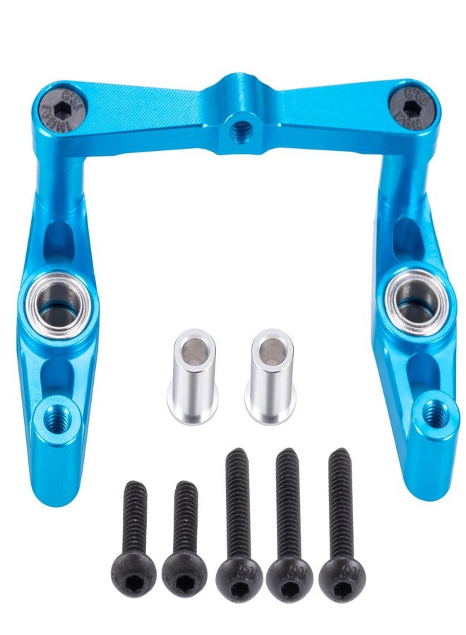 MORFUM TT02 Steering Kit Upgrade Part Aluminum Alloy Ball Bearing Crank Steering Set Compatible with Tamiya TT02 TT02B 1/10 RC Car - Image 1
